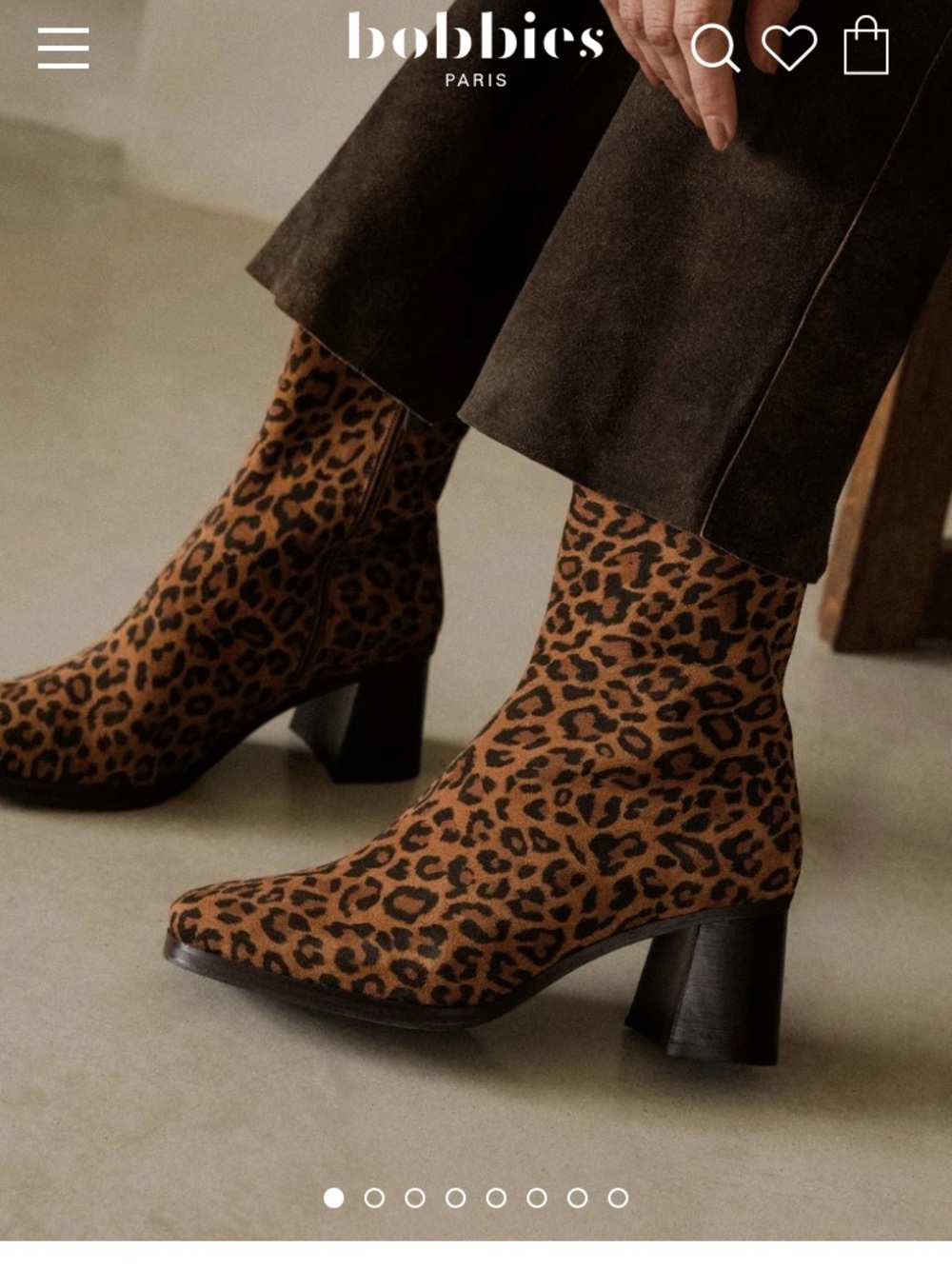 Splendid Leopard-Print Ankle Booties in Brown and Black